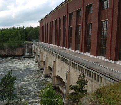 Imatra hydro power plant